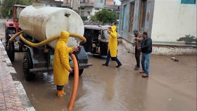 تزامنا مع العاصفة هبة.. أمطار متوسطة على مدن محافظة البحيرة