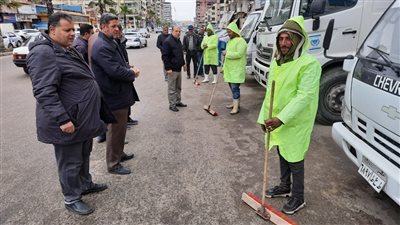 استعدادات مكثفة للتعامل الفوري مع حالة الطقس غير المستقرة ببورسعيد