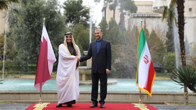 وزيرا خارجية قطر وإيران يعقدان جلسة مباحثات في طهران