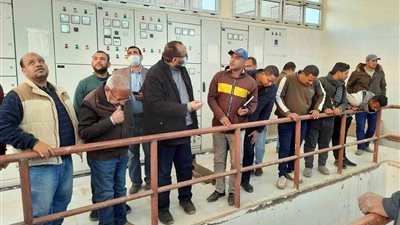 رئيسا مياه الشرب والهيئة القومية بسوهاج يتفقدان محطة العوامية بساقلتة │ صور