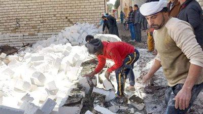 إزالة 9 حالات تعدٍ على الأراضي الزراعية بالمنيا