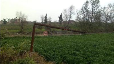 قبل الكارثة.. أهالي بحر البقر 2 يستغيثون من تهالك أعمدة الكهرباء