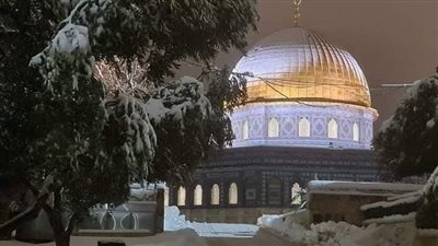 الأرصاد تنشر صورا لعاصفة ثلجية ضربت بعض دول المنطقة