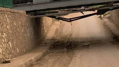 محافظة القليوبية تكشف تفاصيل سقوط جزء من كوبري السكة الحديد بمدينة بنها