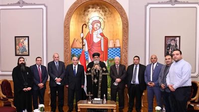 البابا تواضروس الثاني يستقبل وفدًا من هيئة قضايا الدولة