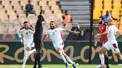 بوفال يحرز الهدف الأول لـ المغرب في مرمى منتخب مصر