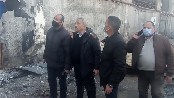 حريق بشبرا الخيمة