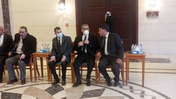 ضياء رشوان في عزاء