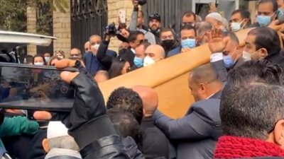 خروج جثمان اللواء عبد السلام المحجوب من مسجد آل رشدان إلى مقابر العائلة | بث مباشر