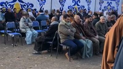 الحزن يُخيّم على أهالي قرية ترسا مسقط رأس أسرة حادث الشرابية بسُرادق العزاء | بث مباشر