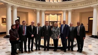 جامعة العلمين تشهد توقيع برتوكولات تعاون بين التعليم العالي ولويزفيل الأمريكية