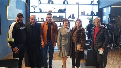 المنتج كامل أبو علي يزور لوكيشن تصوير مسلسله دايما عامر │ صور