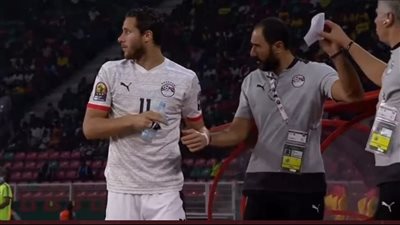 رمضان صبحي بديلًا لمرموش في صفوف منتخب مصر ضد الكاميرون