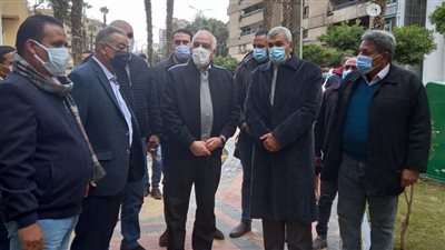 محافظ الجيزة يتابع أعمال شفط مياه الأمطار بالدقي والعجوزة