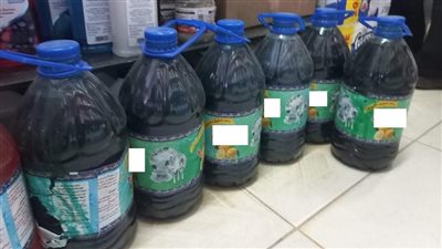 ضبط 170 عبوة صابون سائل تلاعب محل منظفات في تواريخ صلاحيتها ببورفؤاد 