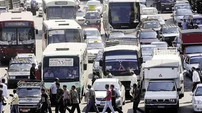 تكدس مروري بميادين ومحاور القاهرة والجيزة