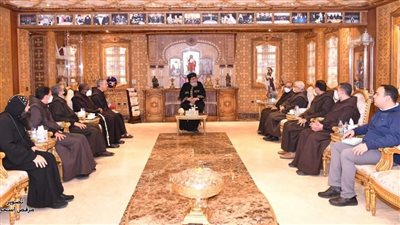 البابا تواضروس الثاني يستقبل الرئيس العام للرهبنة الفرنسيسكانية 