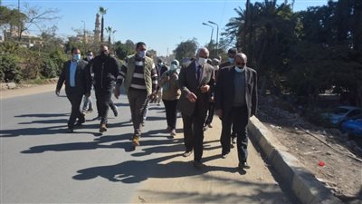 محافظ الجيزة يتفقد أعمال تطوير وتغطية ترعة المريوطية