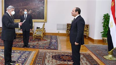 الرئيس السيسي يشهد أداء حلف اليمين للمستشار بولس فهمي رئيسًا للمحكمة الدستورية العليا | صور