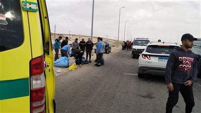 مصرع شخص وإصابة آخر في تصادم سيارة ودراجة نارية بالإسماعيلية 