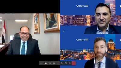 سفير مصر لدى كندا يبحث تعزيز العلاقات الاقتصادية والتجارية والاستثمارية مع مقاطعة كيبيك