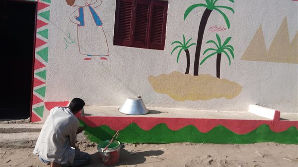 جانب من إعمار المنازل