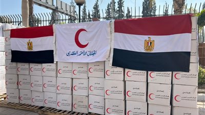 الهلال الأحمر المصري يعلن إرسال معونات إغاثية لـ أفغانستان