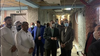 محافظ كفر الشيخ يتابع أعمال تطوير مستشفى العبور وتوفير الأجهزة الطبية