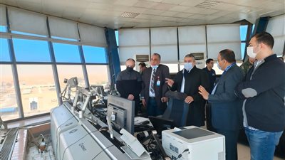 اللجنة العليا للتفتيش الأمني والبيئي تتفقد مطار أسوان │ صور