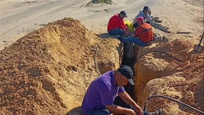 عودة خدمة التليفونات الأرضية لقرى الشيخ زويد بشمال سيناء بعد انقطاع لـ 4 سنوات | صور