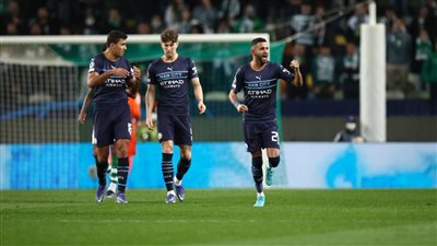 دوري أبطال أوروبا.. مانشستر سيتي يتقدم على سبورتنج لشبونة برباعية نظيفة في الشوط الأول