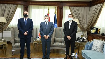 أسامة ربيع يبحث سبل التعاون المشترك مع المكتب الأمريكي للملاحة ABS 