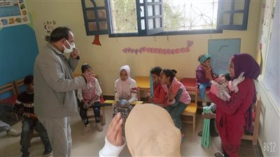 جامعة حلوان تطلق قافلة تنموية بنزلة عليان بجمعية عرب الترابين