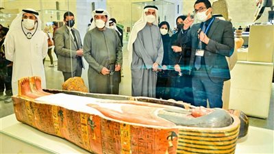 متحف الحضارة يستقبل وفدًا من أعضاء البرلمان الإماراتي | صور 