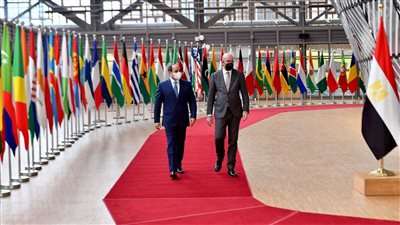 رؤساء وممثلو الشركات البلجيكية يؤكدون للرئيس السيسي ترحيبهم بتكثيف التعاون مع مصر 