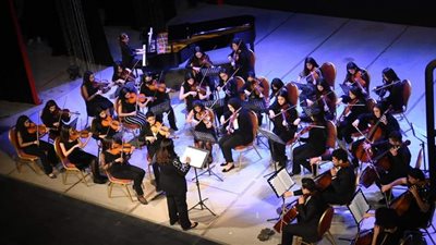 حفل أوركسترا الأطفال بأوبرا الإسكندرية بحضور العشرات