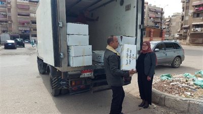 تضامن بورسعيد توزع 1000 كيلو لحوم على الفئات الأولى بالرعاية | صور وفيديو 