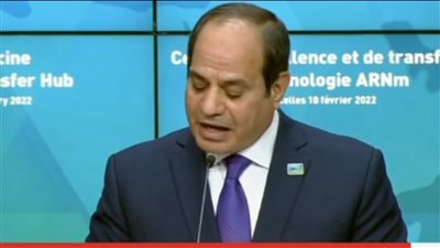 السيسي: مصر استثمرت في تكنولوجيا تصنيع اللقاحات ودعم الدول الإفريقية لتوفيرها لمواطنيها