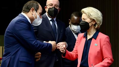 السيسي يلتقي رئيسي المجلس الأوروبي والمفوضية الأوروبية في بروكسل