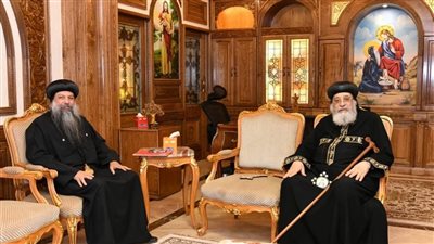 البابا تواضروس الثاني يجري عدة لقاءات رعوية