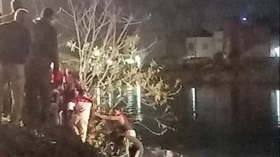 انقلاب سيارة بترعة المحمودية في البحيرة وإصابة 4 أشخاص