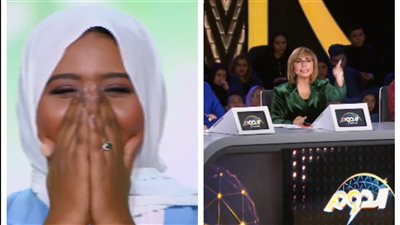 لميس الحديدي تفاجئ متسابقة في الدوم: انتي مراسلة ليا من الصعيد