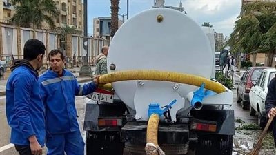 مياه المنوفية: جهود مكثفة لمواجهة سقوط الأمطار| صور