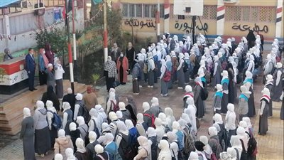مدارس كفر الشيخ تستقبل الطلاب وسط تطبيق الإجراءات الاحترازية | صور