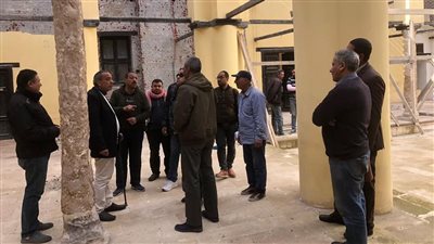  أقدمها المسجد العمري.. الآثار ترسل لجنة لمعاينة عملية ترميم آثار فوة | صور 