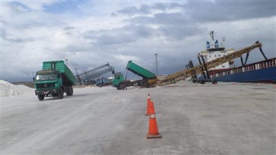 ميناء العريش يواصل تصدير المنتجات السيناوية للأسواق العالمية | صور وفيديو 