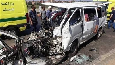 مصرع شخص وإصابة 10 آخرين في حادثة مروعة على الطريق الإقليمي بالمنوفية