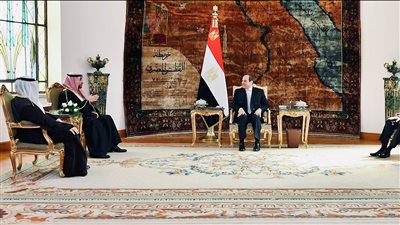 السيسي يستقبل رئيس مجلس الأمة الكويتي بحضور جبالي