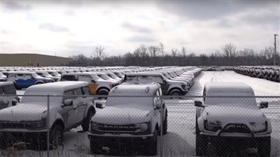 الإبلاغ عن عدم تسليم فورد برونكو الجديدة بسبب نقص الرقائق