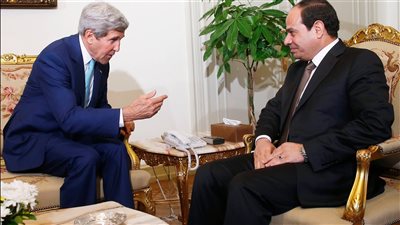 الرئيس السيسي يستقبل جون كيري المبعوث الأمريكي الخاص للمناخ 